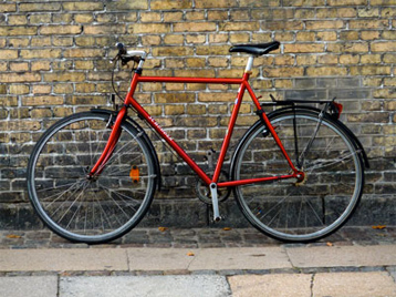 Red bike